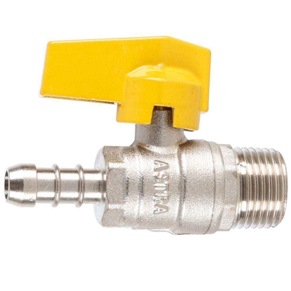 Válvula Rosca Macho Espigão 1-2"" - Gvce-12 - Astra Válvula Macho Espigão 1-2" - Gvce-12 - Astra - 2
