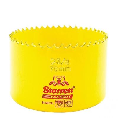 Serra Copo Bi Metal 2.3-4"" 70mm - Fch0234-g - Starrett Serra Copo Bimetal 2.3-4" 70mm Starrett