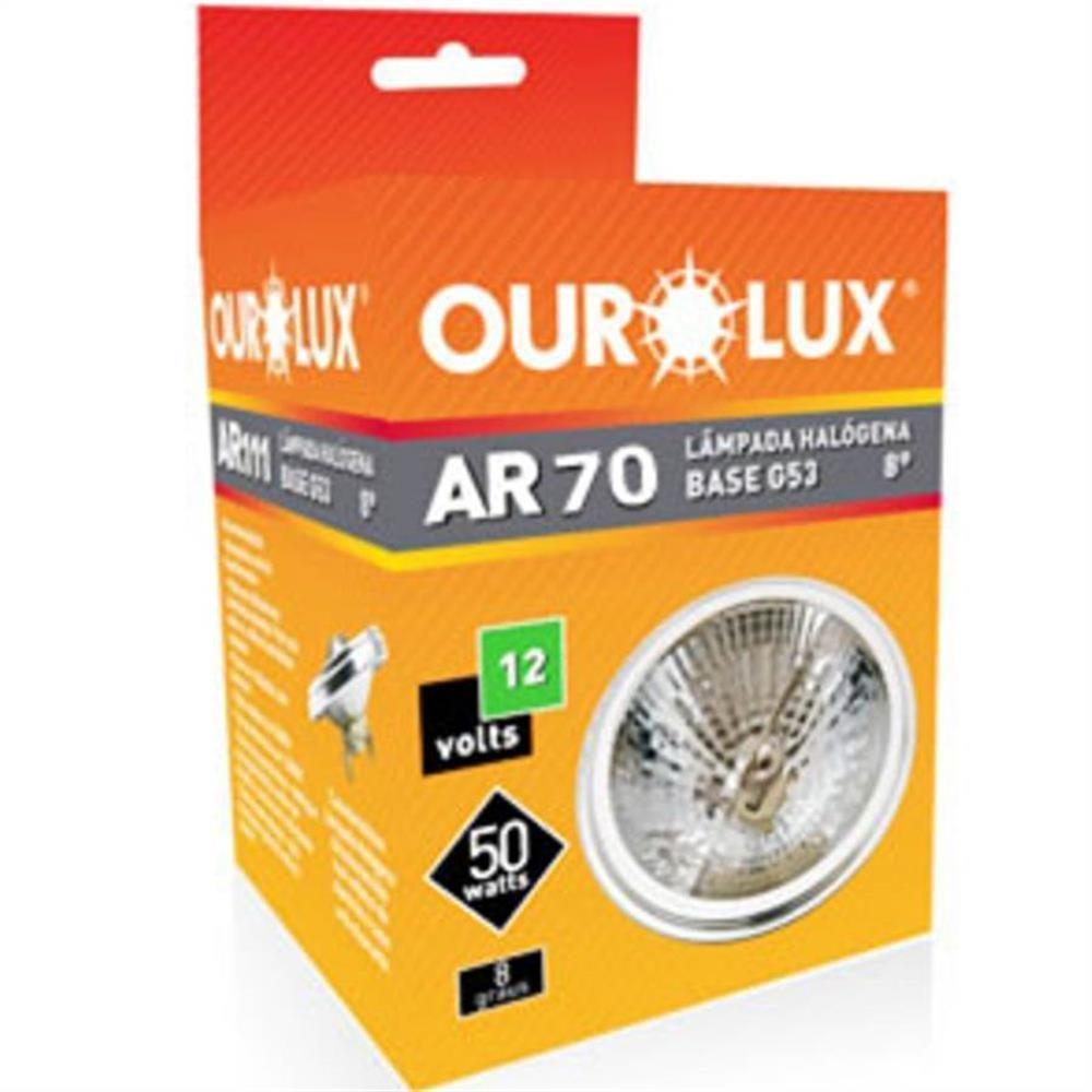 Lâmpada Ar70 12v 50w 8 Gramas 2800k - 01330 - Ourolux Lamp.ar 70 12v 50w 8g 2800k Ourolux 01330 - 1