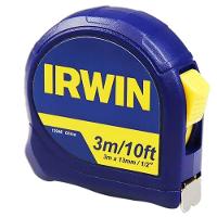 Trena Standard 3 Metros 10 Ft X 1-2"" - Iw13946 - Irwin Trena Standard 3m-10ft X 1-2" Irwin - 1