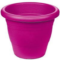 Vaso De Plástico Para Jardim Bordô 12 X 12 X 13 Cm - Pr6041-3 - Pincéis Atlas - 1