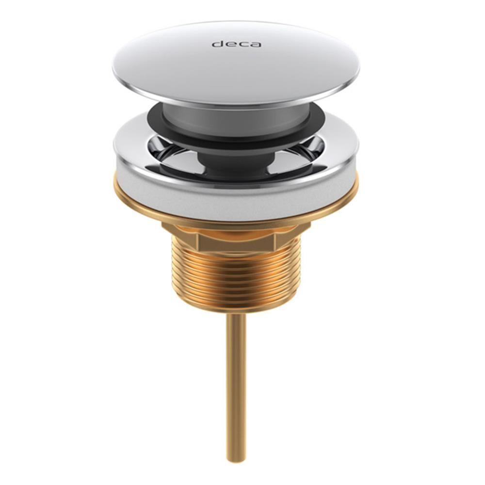 Válvula Escoamento Click Lavatório-bidê-cuba Cromado - 1601.c.cli - Deca Valvula Escoamento Click Lav-bid-cuba Cr - 1