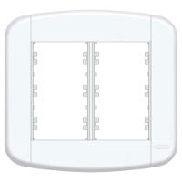 Placa 4x4"" - 6 Módulos Blanc Mais - 11439440 - Fame Placa 4x4 6 Modulos Blanc+ - 11439440 - Fame - 1