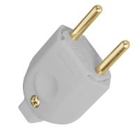 Plugue Macho Cinza 2p De 10 Ampères E 250 Volts - 57401102 - Tramontina - 2