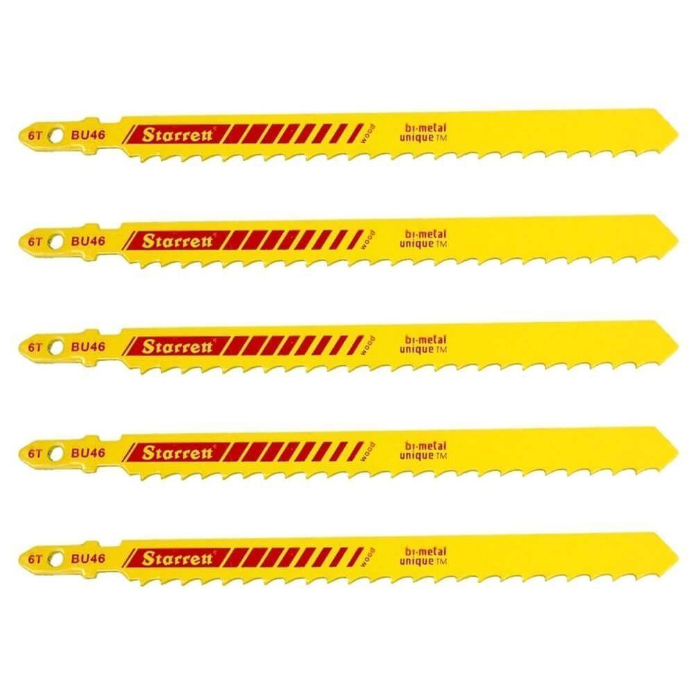 Serra Tico-tico Bi-metal 100mm 6 Dentes - Bu46 - Starrett Serra Tico-tico Bi-metal 100mm 6d Starre Bu46 - 1