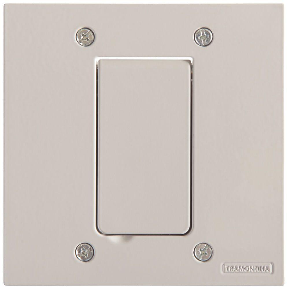 Tampa 1 Posto 4x4 Modular Cinza - 56121152 - Tramontina Tampa 1 Posto 4x4 P- Piso Modular Cinza - 56121152 - Tramontina - 1