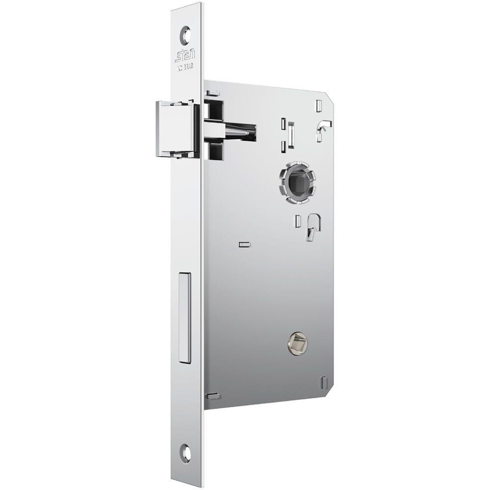 Fechadura Genoa 1620-09 Espelho Largo Em Inox Para Banheiro - 33598 - Stam - 2