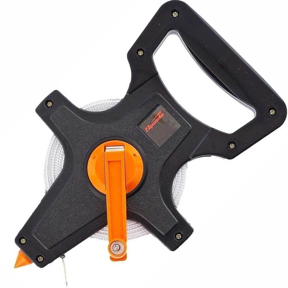 Trena Longa Com Fita De Pvc Caixa Aberta 20 Metros X 12,5 Mm - 3143055 - Sparta - 1