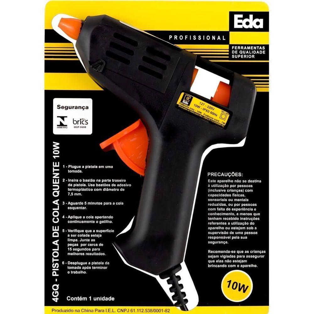 Pistola De Cola Quente 10 Watts - 4gq - Eda - 1
