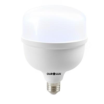 Lâmpada Super Led T Alta Potência 50w 6500k - E27 - Ourolux Lampada Superled T50w 6500k E27 Alta Potencia Biv