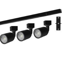 Kit Trilho Direct Led Preto 6500k - 15090233 - Taschibra - 1