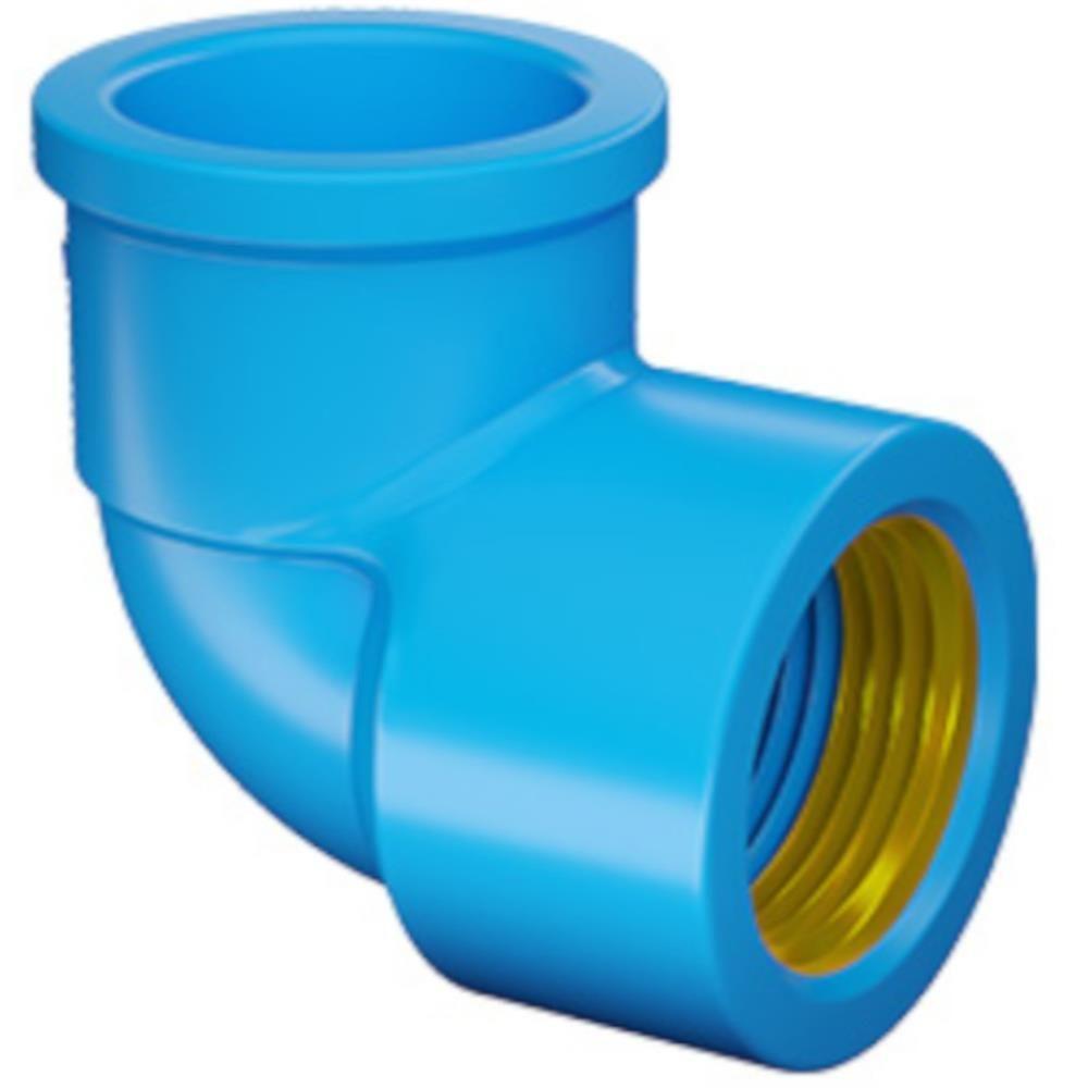 Joelho 90º Soldável Rosca Com Bucha De Latão 25x1-2"" - 10302513 - Fortlev Joelho 90 Soldavel 25x1-2 Rosca Bucha Latao - 1