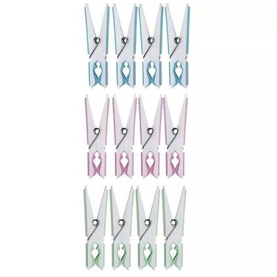 Prendedor De Plástico Fashion 12 Peças - 6063 - Mor Prendedor Plastico Fashion 12pc Mor 6063 Met.mor