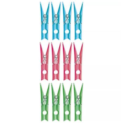 Prendedor Plástico Maxi 12 Peças - 6062 - Mor Prendedor Plastico Maxi 12pc Mor 6062 Met.mor