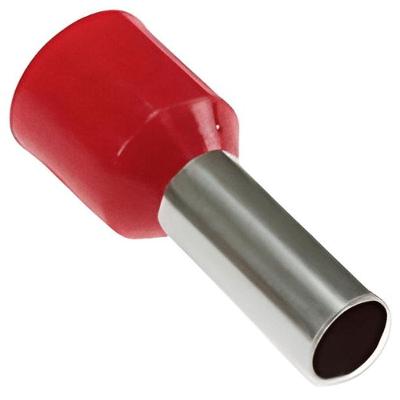 Terminal Tubular Ilhós Vermelho Com 20 Peças - 4.4.87 - Dual Comp