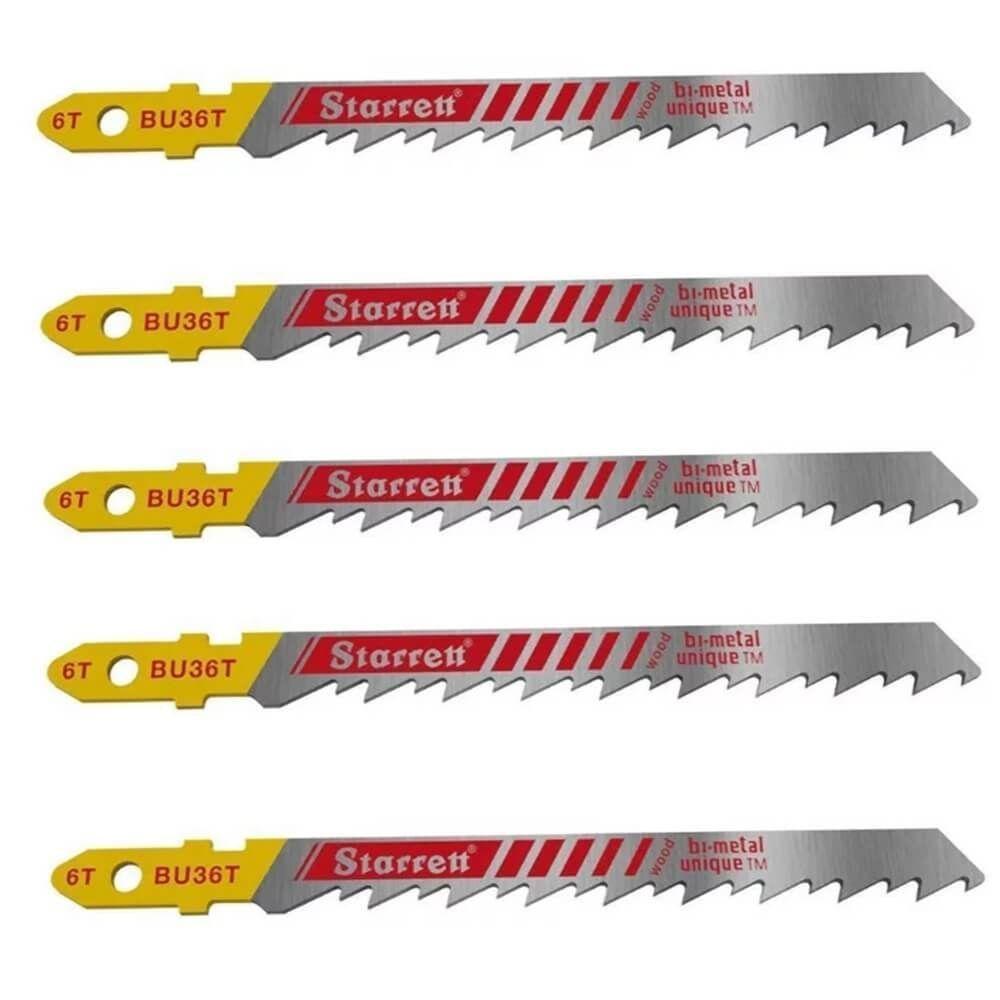 Serra Tico-tico Bi-metal 75mm 6 Dentes - Bu36t - Starrett Serra Tico-tico Bi-metal 75mm 6d Ret.afi Bu36t - 1