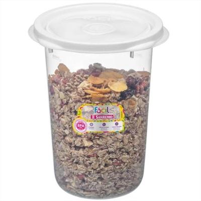 Pote Redondo Cores Sortidas 680ml - 107-6 - Sanremo Pote Redondo 680ml Sanremo 107-6