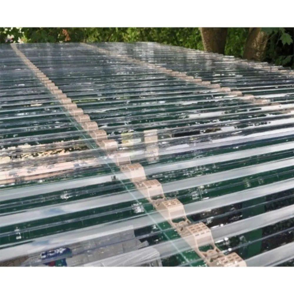 Telha Onda Alta Cristal Policarbonato 1,10x1,83 Metro - Ca2a0600l - Ajover - 2