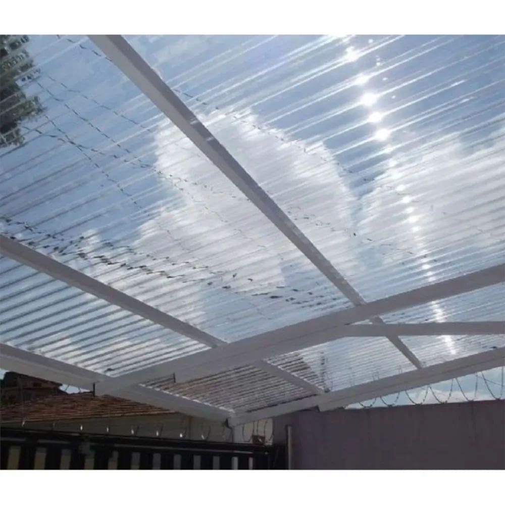 Telha Onda Alta Cristal Policarbonato 1,10x1,83 Metro - Ca2a0600l - Ajover - 3