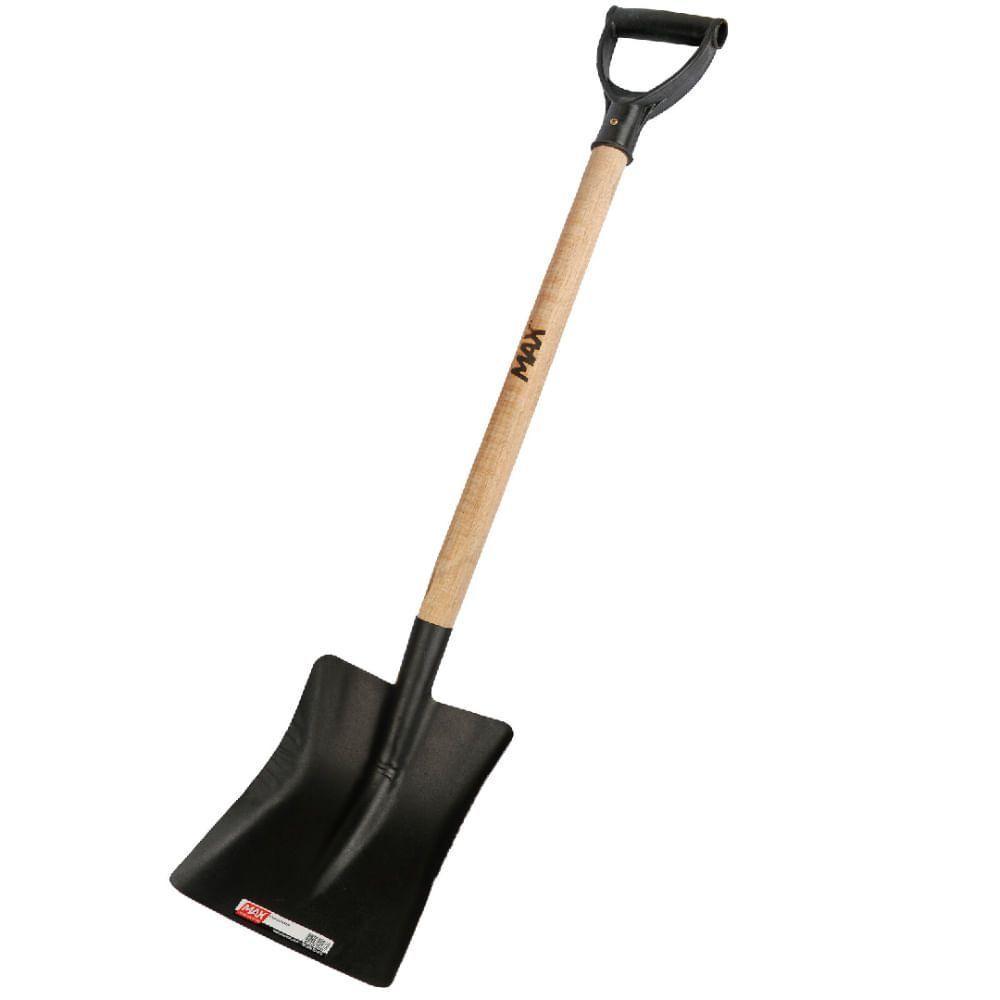 Pá Quadrada Numero 3 Com Cabo Y Alça Plástica - 505150 - Max Pa Quadrada Numero 3 Com Cabo Y Alca Plastico Max - 1