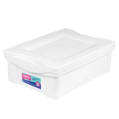 Organizador De Plástico Branco 13,5 Litros - Or21067 - Ordene