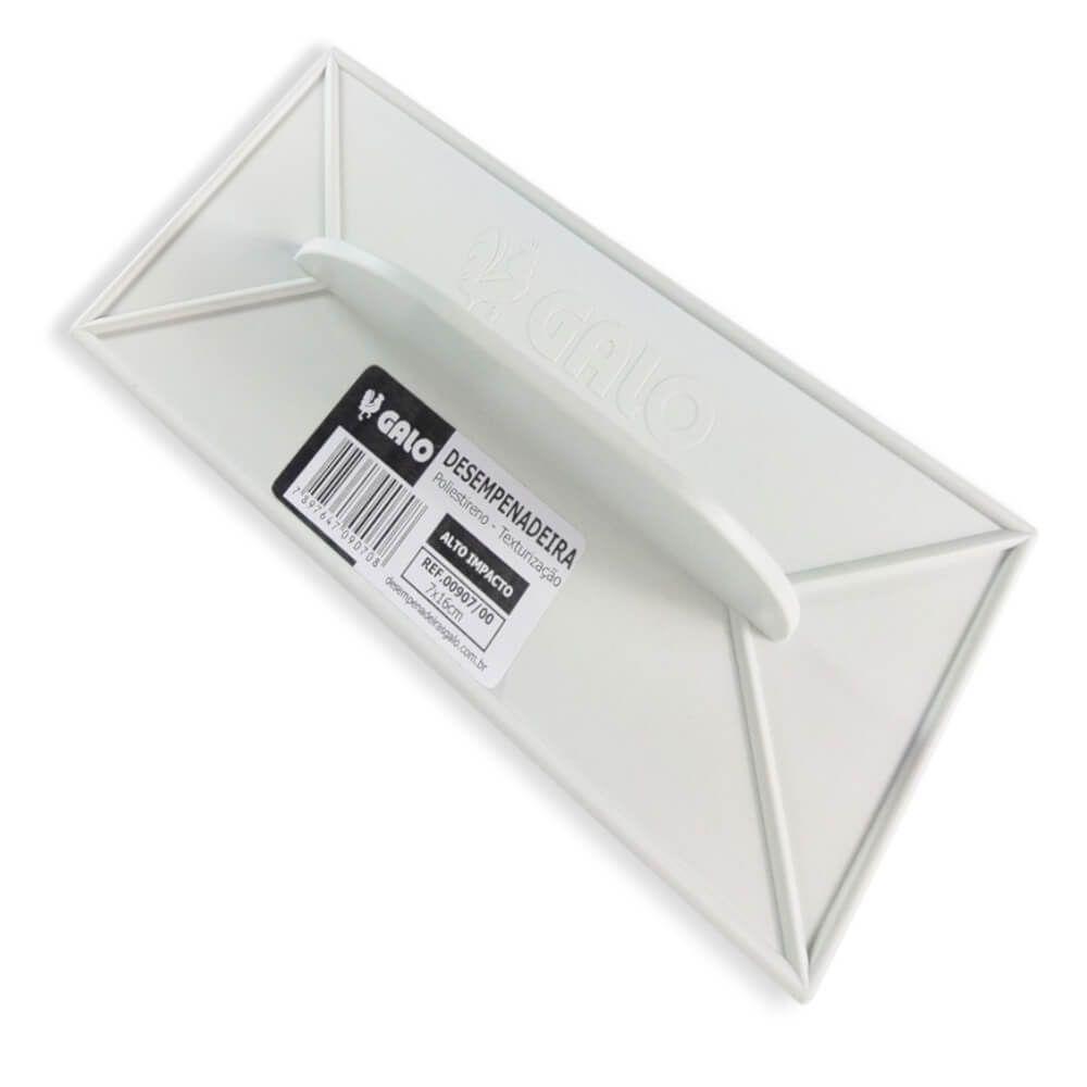 Desempenadeira Plástica Para Grafiato 180x300mm - 00918-00 - Galo - 1