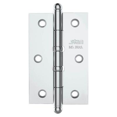 Dobradiça Pino E Bola 3.1-2" X 2.5-16" X 1,7mm Cromado Com 2 Anéis - 42020 - Stam