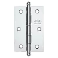 Dobradiça Pino E Bola 3.1-2" X 2.5-16" X 1,7mm Cromado Com 2 Anéis - 42020 - Stam - 1