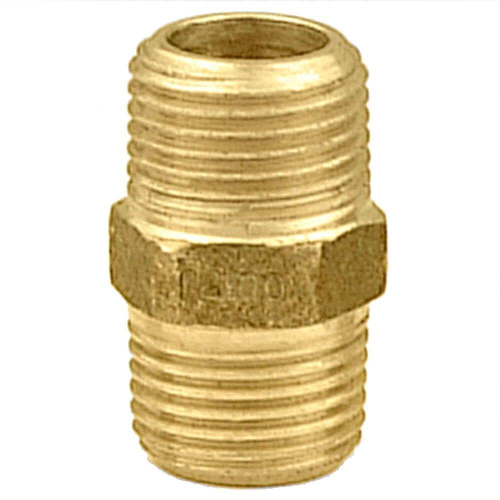 Niple Duplo De Latão M3-4""xm3-4"" - 02.9.42.0019.02 - Ramo Niple Duplo De Latão M3-4"xm3-4" - 02.9.42.0019.02 - Ramo - 1