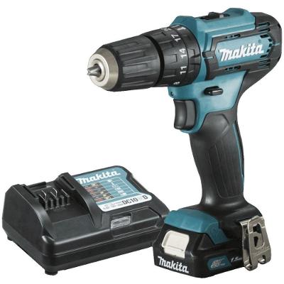 Parafusadeira Furadeira De Impacto A Bateria 12 Volts + Carregador - Hp333dwyx3 - Makita