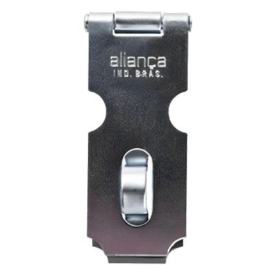 Porta Cadeado 89mm Zincado Encartelado - 019709 - Alianca Porta Cadeado 89mm Zinc.81114-89 - 019709 - Alianca