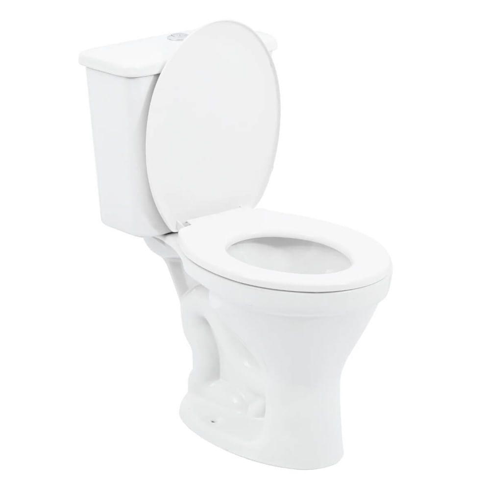 Kit Bacia Com Caixa Acoplada Sabará Com Assento + Kit Para Instalação Branco - Cbsra00 - Icasa - 2