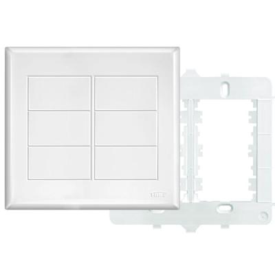 Placa 4""x4"" Com Suporte Cega Evidence - 2888 - Fame Placa Cega 4x4 Com Suporte Evidence - 1042880 - Fame