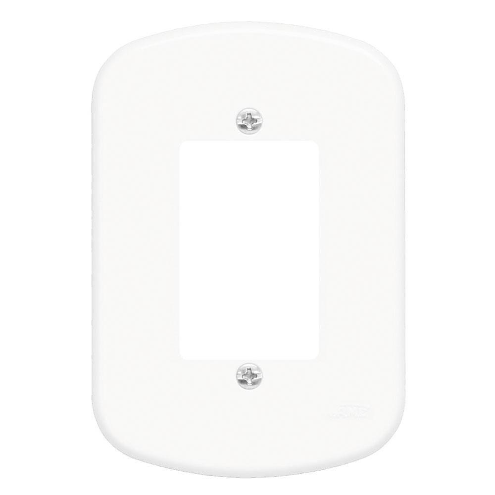 Placa 4"" X 2"" F3p Padrão Blanc - 1369 - Fame Placa 4x2 F3 Padrao Ref.1369 Fame 1369. - 1