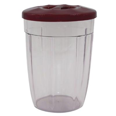Pote Cristal Com Tampa 500ml Cores Sortidas - Monte Libano Pote Cristal C-tampa 500ml Delta Pt685 - Monte Libano