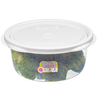 Pote Redondo Cores Sortidas 1300ml - 115-6 - Sanremo Pote Redondo 1300ml Ref. 115-6 Sanremo