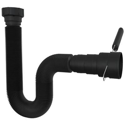 Sifão Extensivo Com Canopla 70cm Black - 030140-425 - Blukit Sifão Extensivo 70cm Black Com Cano - 030140-425 - Blukit