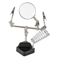 Lupa Com Garra E Suporte Para Ferro De Solda - 0ad - Eda - 1