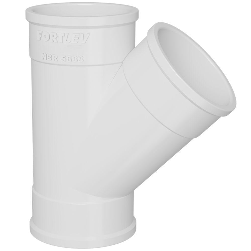 Junção Esgoto Sn Dn 40 - 11150409 - Fortlev Juncao Esgoto Sn Dn 40mm - 1