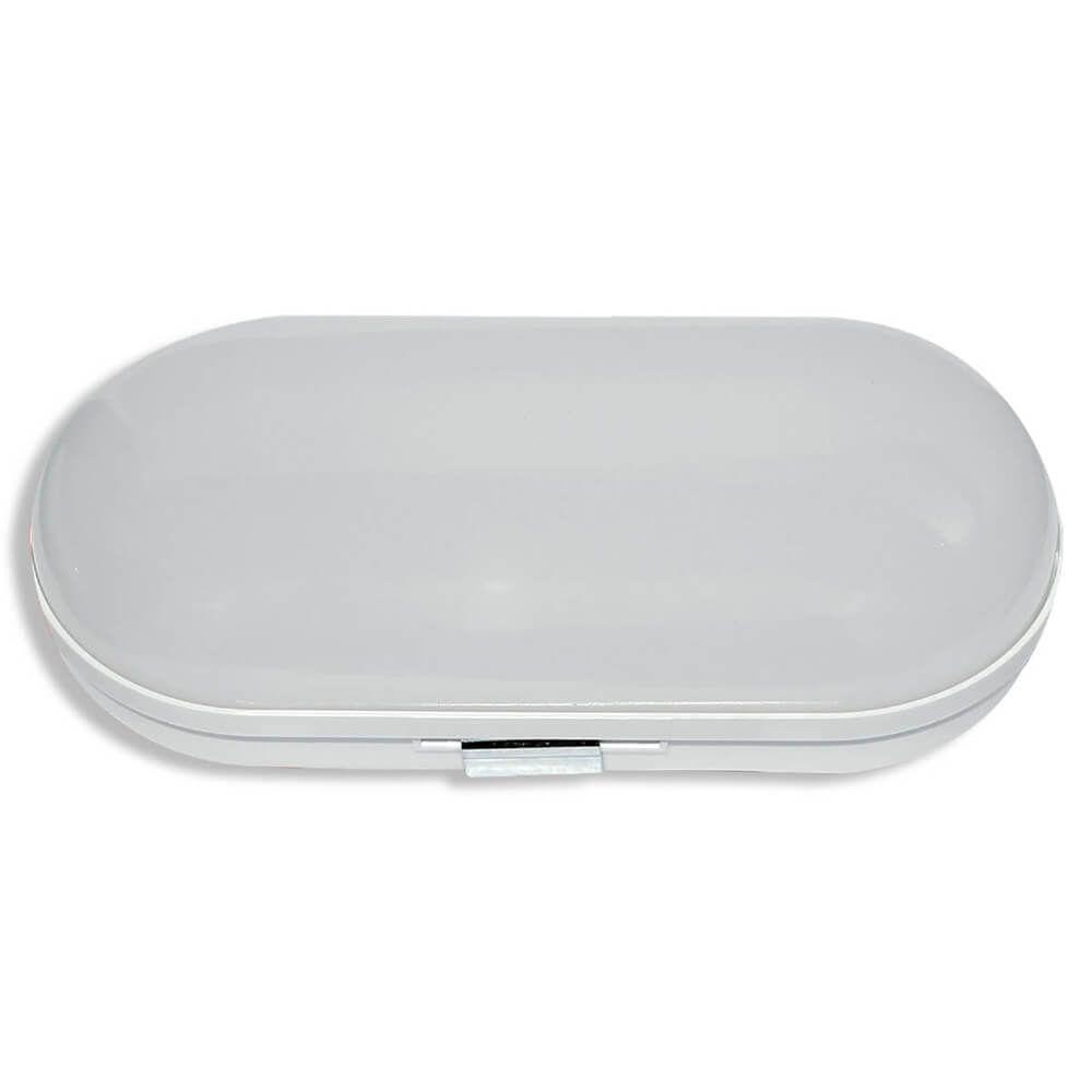 Luminária Tartaruga Led Oval 8 Watts Bivolt 2700k - 05801 - Ourolux - 1