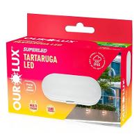 Luminária Tartaruga Led Oval 8 Watts Bivolt 2700k - 05801 - Ourolux - 2