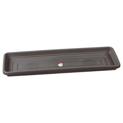 Prato Para Floreira De Plástico Cinza 48cm - Pr6534-1 - Pinceis Atlas