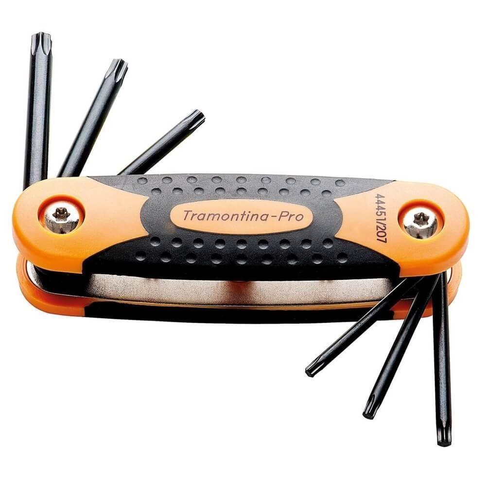 Jogo De Chave Trafix Com Armação 7 Peças - 44451207 - Tramontina Jogo Chave Trafix 7pcs Tramontina - 1