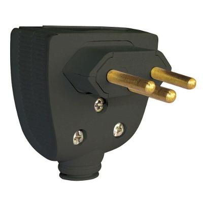 Plugue Profissional Reforçado 2p+t 10 Ampères Preto - 615852 - Pial Plugue Profis.reforcado 10a 2p+t Pr Pial 615852