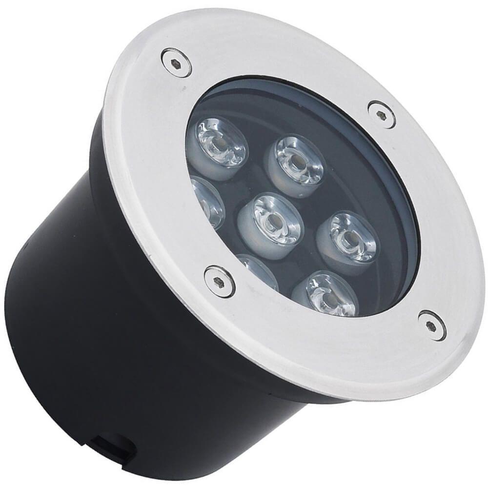 Spot Led De Embutir Para Solo Redondo Bivolt 6000k 7 Watts - 9726 - Gaya - 1
