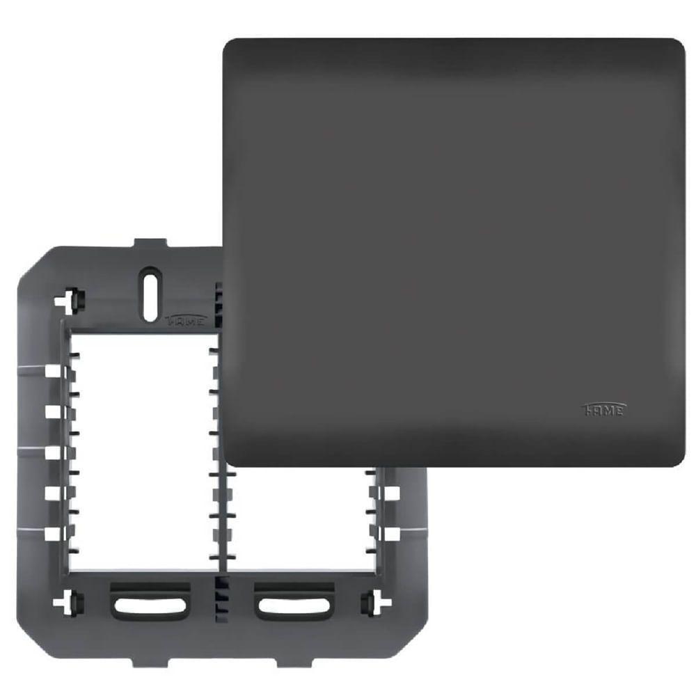 Placa 4x4 Com Suporte Cega Habitat Black - 4077 - Fame - 1