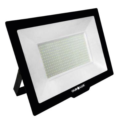 Superled Projetor Slim 400 Watts Preto 6500k - 3277 - Ourolux Projetor Superled Slim 400w Biv Preto 6500k