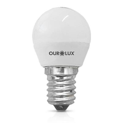 Lâmpada Superled Bolinha G45 De 4 Watts E 6500k - 20003 - Ourolux Lamp.superled S30 4w Bolin.biv.6500k E14
