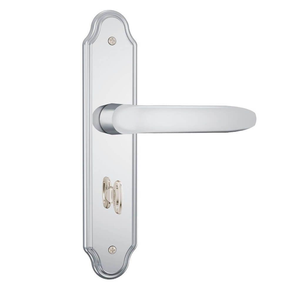 Fechadura 823-11 Para Banheiro Com Acabamento Cromado E Espelho De Aço Inox - 33258 - Stam - 1