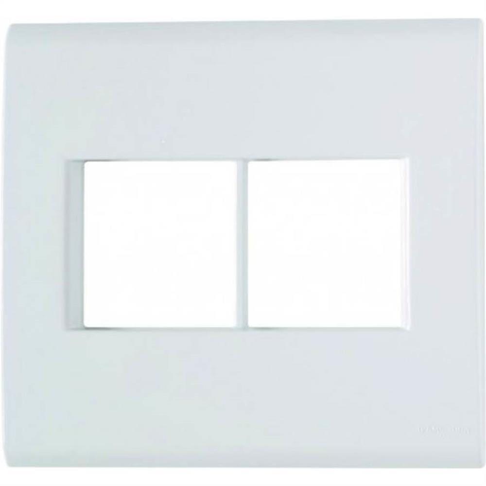 Placa Com 4 Postos Liz 4x4 - 57106-026 - Tramontina Placa 4p Liz 4x4 Tramontina 57106-026 - 1